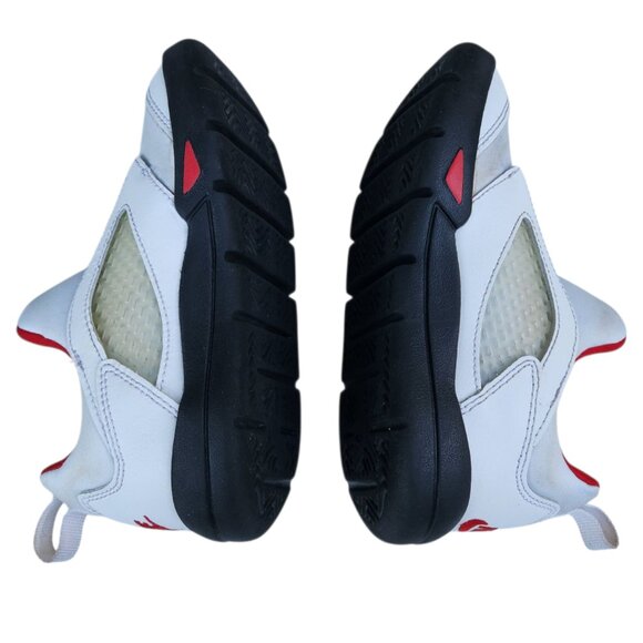 Air Jordan 5 Retro Little Flex PS CK1227-100 White Fire Red Black Size 11C - Picture 8 of 11